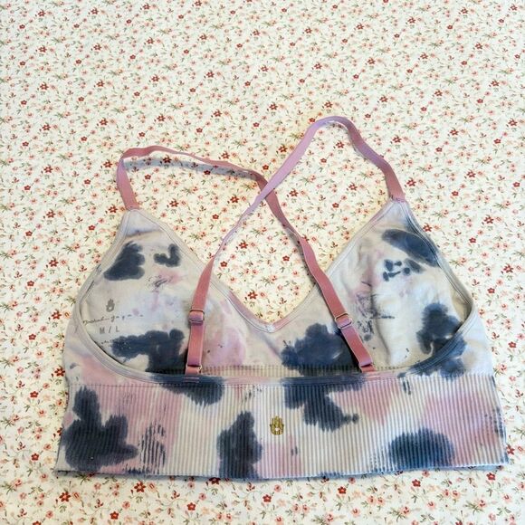 Spiritual Gamgster Tie-Dye Bralette in Pink and Blue - Picture 6 of 7